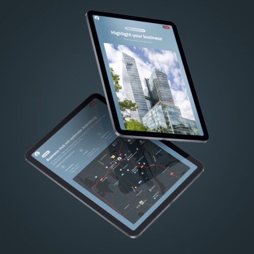 Projektwebsite Highlight Towers München