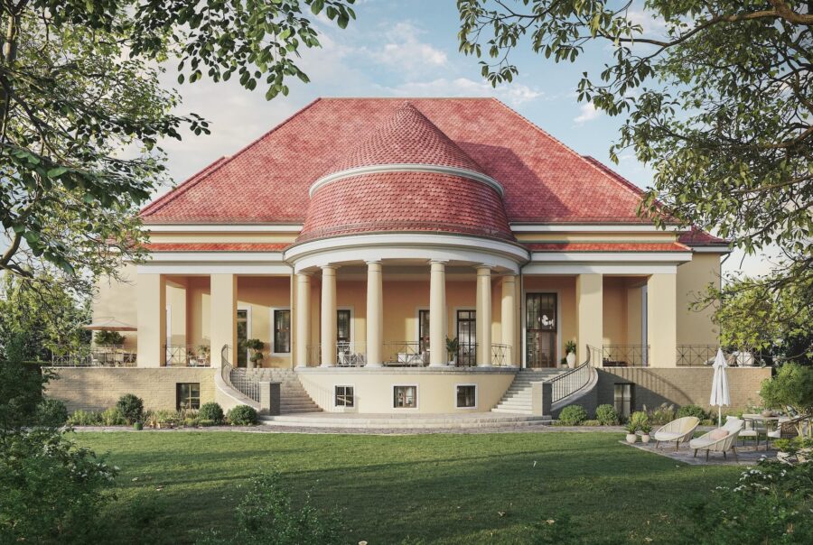 Visualisierungen und Renderings Wohnen Außenansicht Visualisierungen und Renderings Wohnen Außenansicht